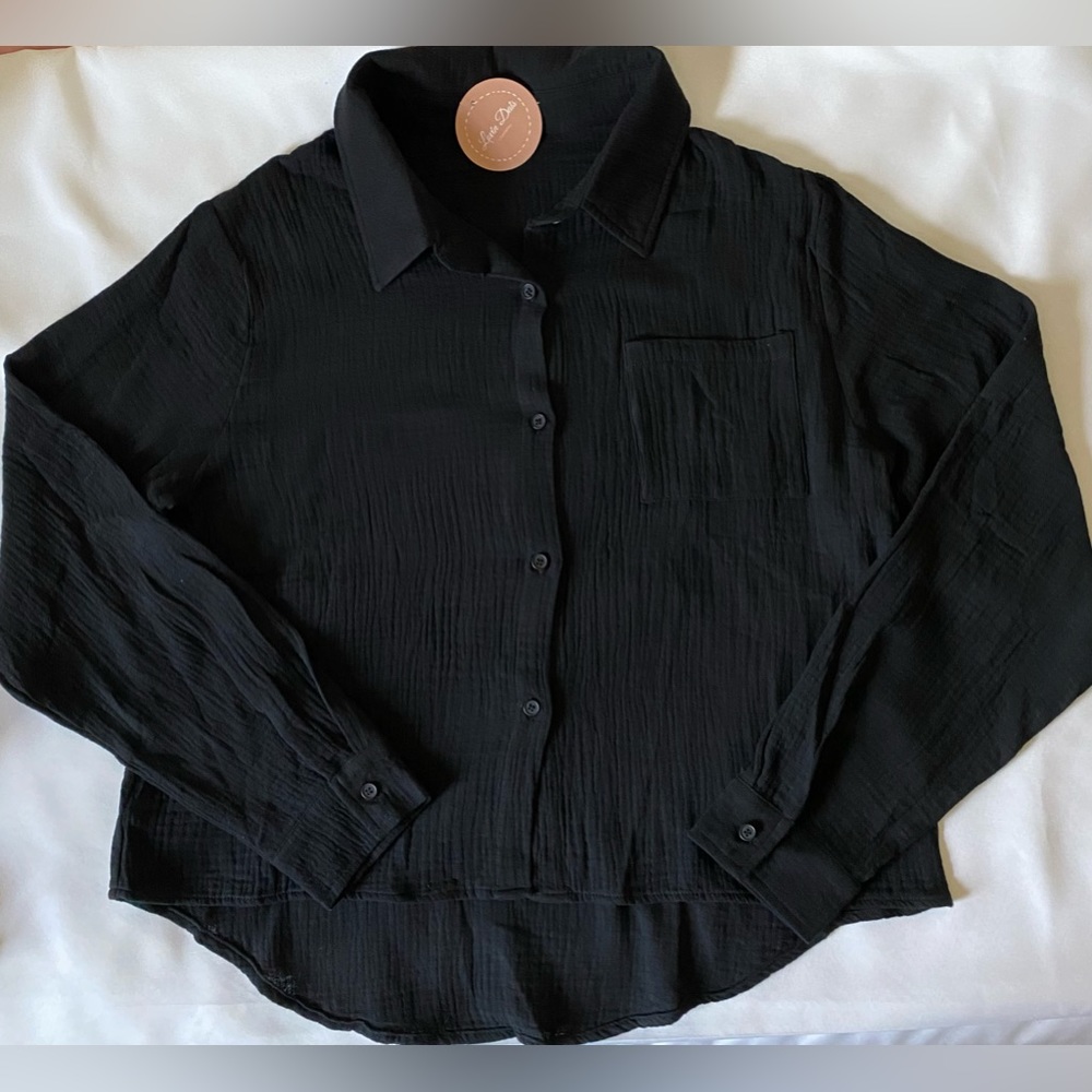 Linen Button Down